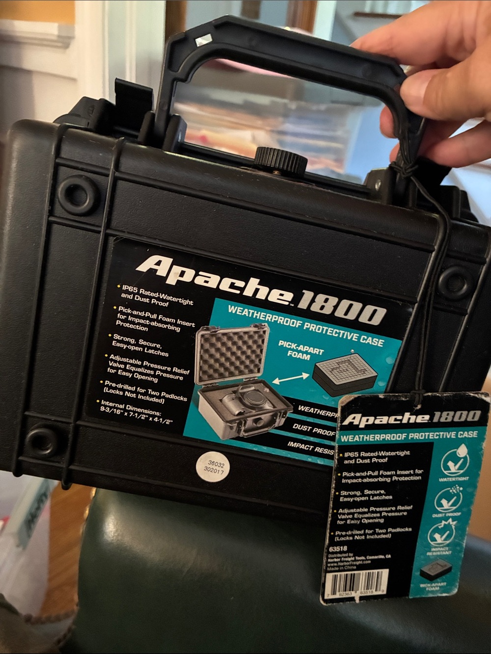 NEW! Apache 1800 weatherproof protective hard case